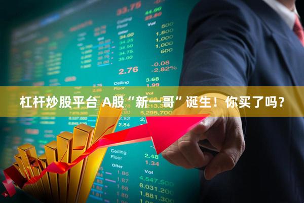 杠杆炒股平台 A股“新一哥”诞生！你买了吗？