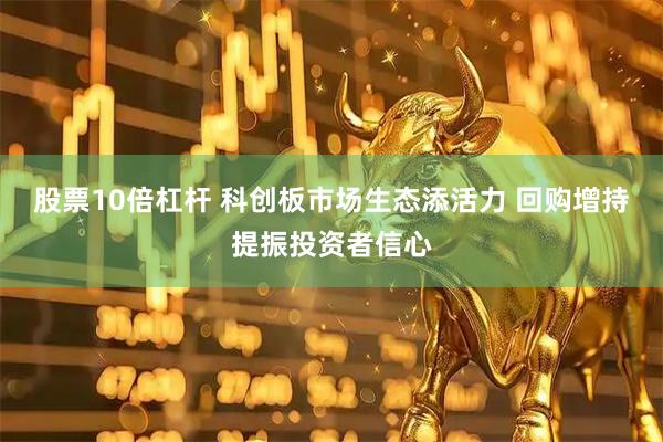 股票10倍杠杆 科创板市场生态添活力 回购增持提振投资者信心